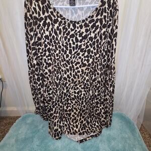 Leopard Print Women's Tunic